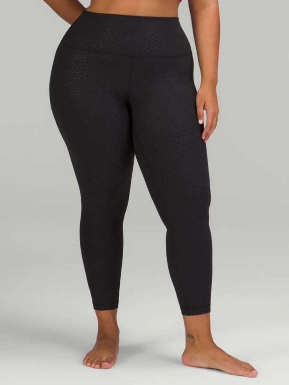 NWT lululemon Align High-Rise Pant 25” in Gradiate Geo Emboss Black 🖤 - Picture 5 of 6